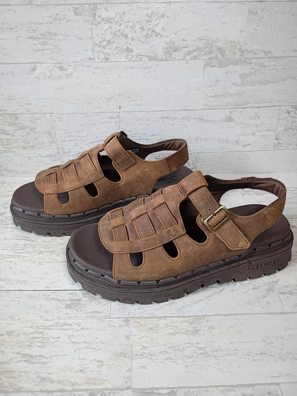 Skechers Size 8 NWOT Jammers Throwback Women’s Sandals, Chunky Platform Retro Y2